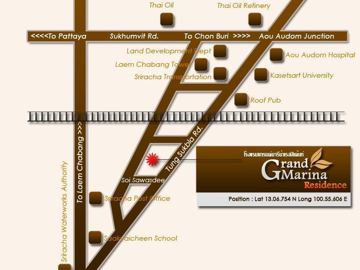 Grand Marina Residence Hotel Ban Laem Chabang Zewnętrze zdjęcie